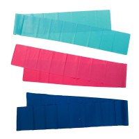 Pack de três fitas elásticas circulares Kinefis: Três resistências - suave, médio e forte